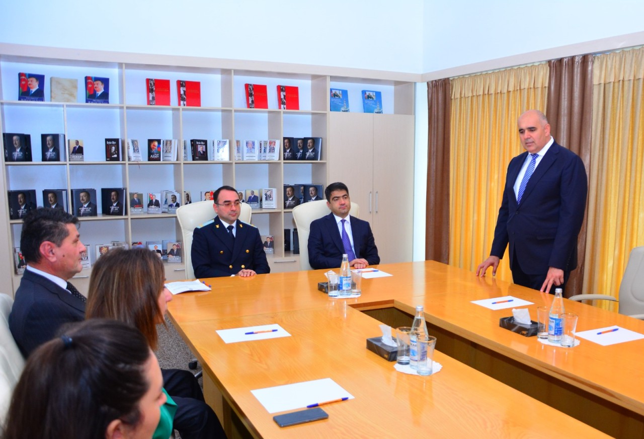 Ağstafada prokurorluq işçilərinin peşə bayramı qeyd olunub - FOTOLAR